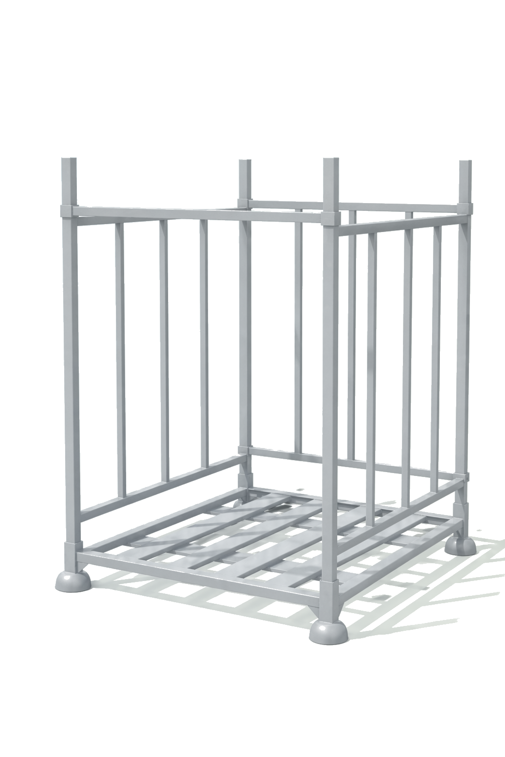 Light grey electrostatic steel pallet