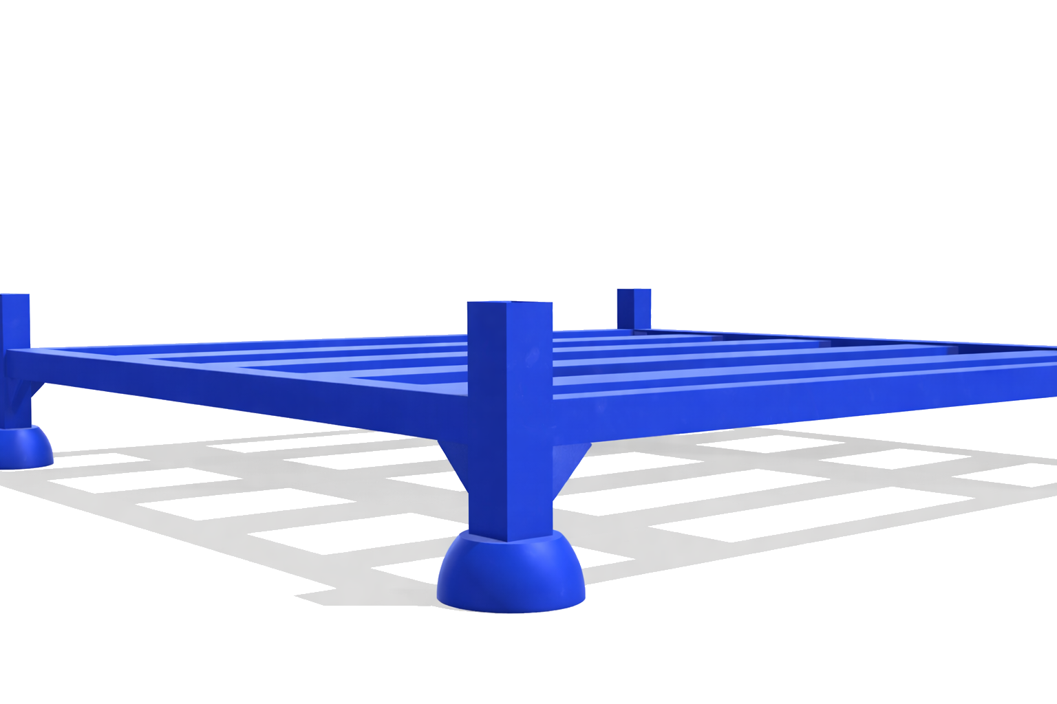 Steel pallet base