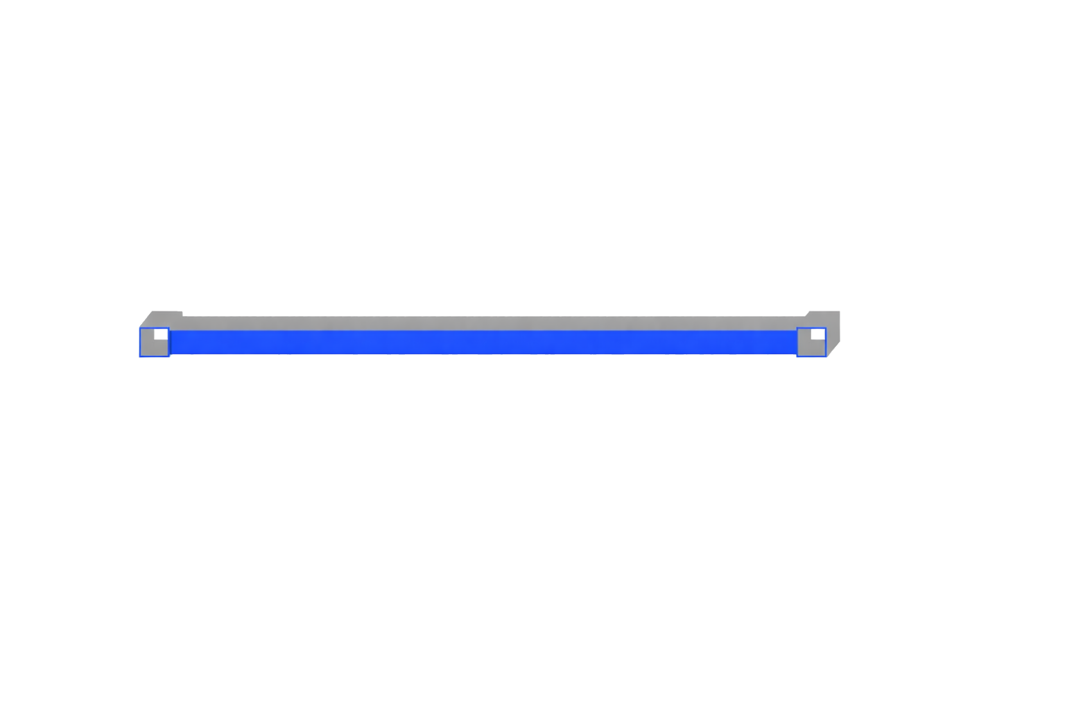Steel pallet locking component