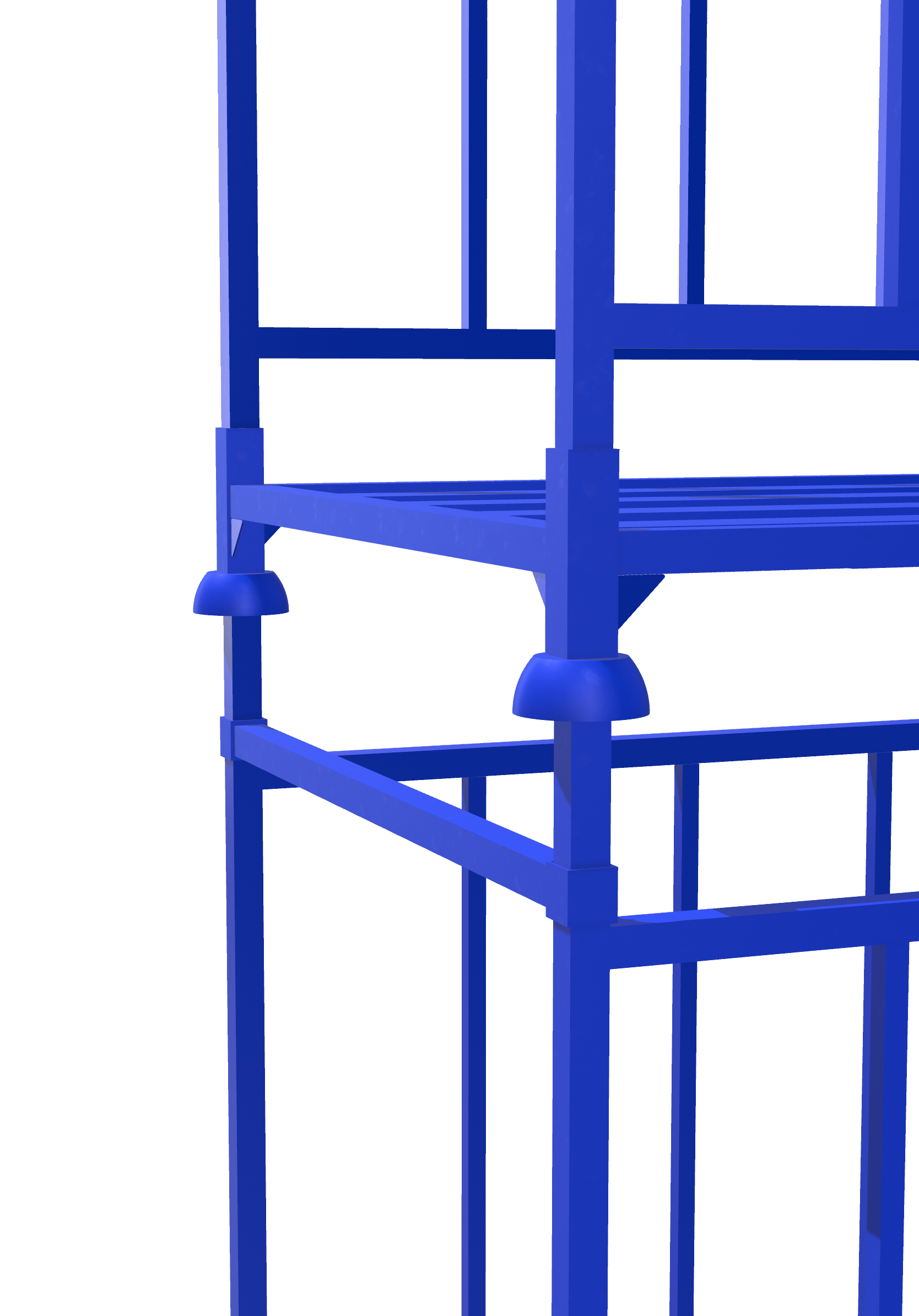 Stacking connector close-up